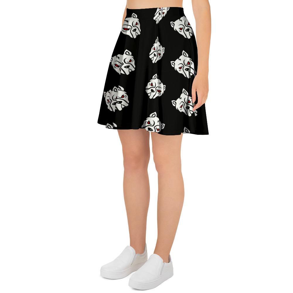 Angry Pitbull Women's Skirt-grizzshop