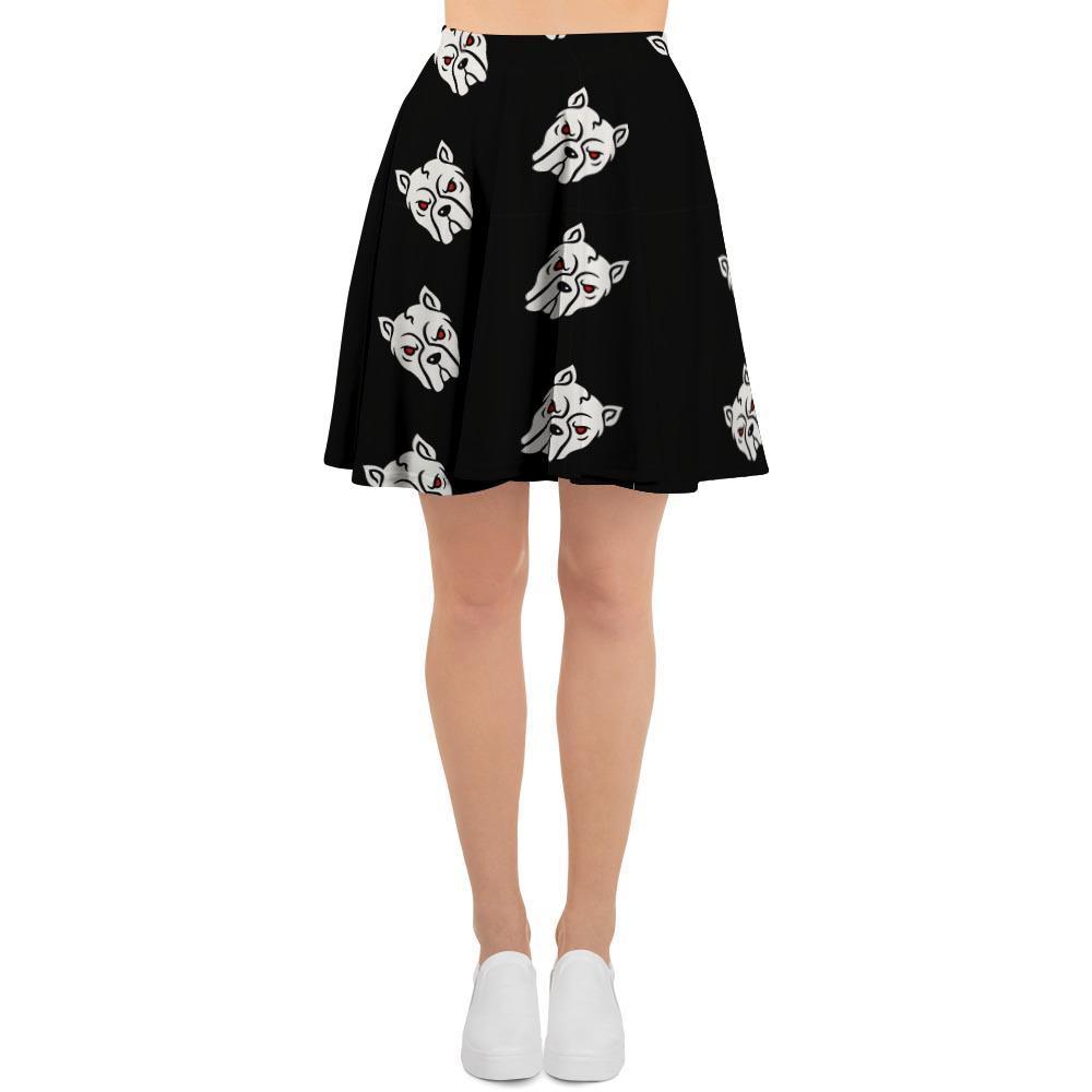 Angry Pitbull Women's Skirt-grizzshop