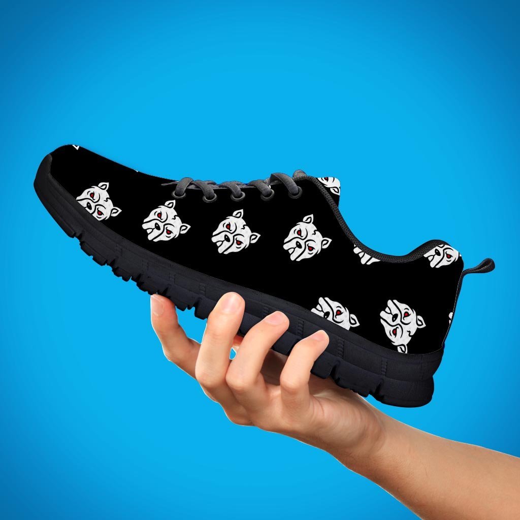 Angry Pitbull Women's Sneakers-grizzshop