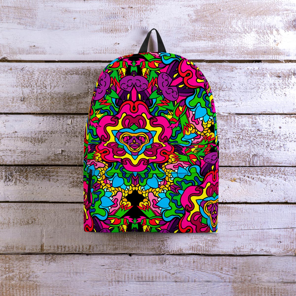 Animal Hippie Psychedelic Backpack-grizzshop