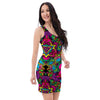 Animal Hippie Psychedelic Bodycon Dress-grizzshop