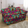 Animal Hippie Psychedelic Loveseat Cover-grizzshop