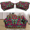 Animal Hippie Psychedelic Loveseat Cover-grizzshop