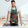 Animal Hippie Psychedelic Men's Apron-grizzshop