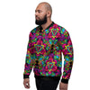 Animal Hippie Psychedelic Men's Bomber Jacket-grizzshop