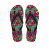 Animal Hippie Psychedelic Men's Flip Flops-grizzshop