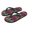 Animal Hippie Psychedelic Men's Flip Flops-grizzshop