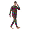 Animal Hippie Psychedelic Men's Pajamas-grizzshop