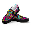 Animal Hippie Psychedelic Men's Slip On Sneakers-grizzshop