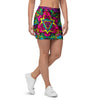 Animal Hippie Psychedelic Mini Skirt-grizzshop