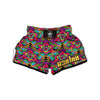 Animal Hippie Psychedelic Muay Thai Boxing Shorts-grizzshop