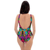 Animal Hippie Psychedelic One Piece Swimsuite-grizzshop