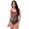 Animal Hippie Psychedelic One Piece Swimsuite-grizzshop