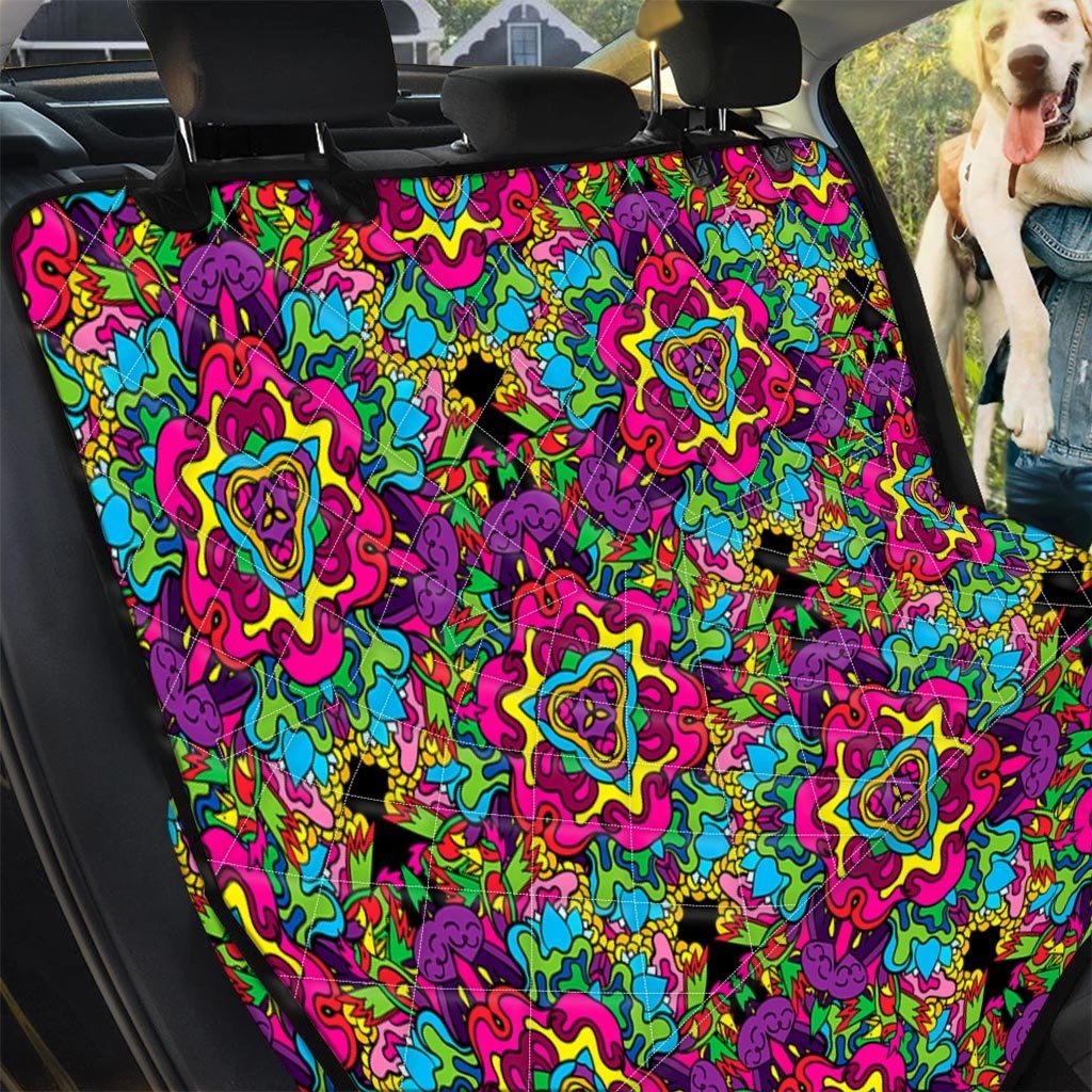 Animal Hippie Psychedelic Pet Car Seat Cover-grizzshop