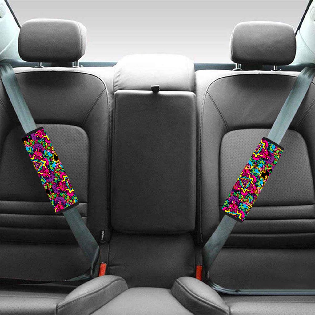 Animal Hippie Psychedelic Seat Belt Cover-grizzshop