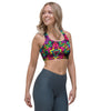 Animal Hippie Psychedelic Sports Bra-grizzshop