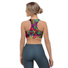 Animal Hippie Psychedelic Sports Bra-grizzshop