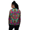 Animal Hippie Psychedelic Women's Bomber Jacket-grizzshop