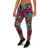 Animal Hippie Psychedelic Women's Joggers-grizzshop