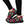 Animal Hippie Psychedelic Women's Sneakers-grizzshop