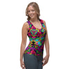 Animal Hippie Psychedelic Women's Tank Top-grizzshop