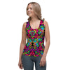 Animal Hippie Psychedelic Women's Tank Top-grizzshop