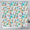 Animal Nurse Pattern Print Bathroom Shower Curtain-grizzshop