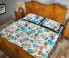 Animal Nurse Pattern Print Bed Set Quilt-grizzshop