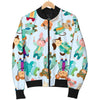 Animal Nurse Pattern Print Men's Bomber Jacket-grizzshop