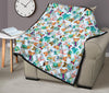 Animal Nurse Pattern Print Quilt-grizzshop