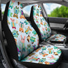 Animal Nurse Pattern Print Universal Fit Car Seat Covers-grizzshop