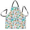 Animal Nurse Pattern Print Women's Apron-grizzshop