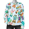 Animal Nurse Pattern Print Women's Sweatshirt-grizzshop