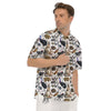 Animals Australian Print Pattern Men's Short Sleeve Shirts-grizzshop