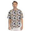 Animals Australian Print Pattern Men's Short Sleeve Shirts-grizzshop