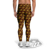 Ankh And Gems Print Pattern Men's Leggings-grizzshop