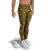 Ankh And Pharaoh Print Pattern Men's Leggings-grizzshop