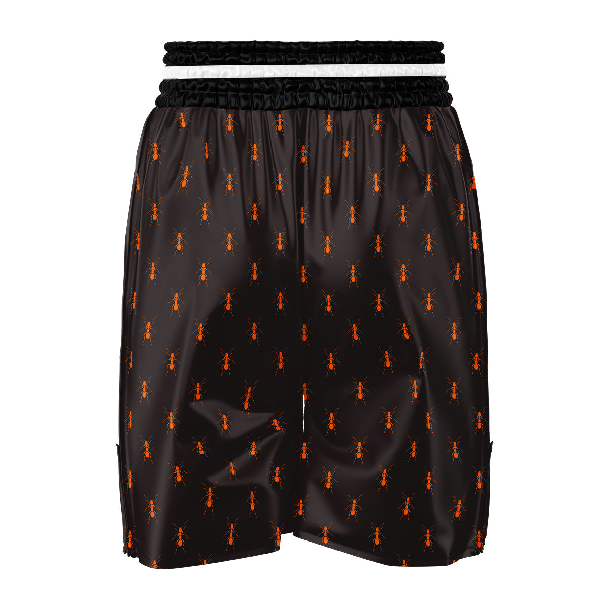 Ant Orange Print Pattern Boxing Shorts-grizzshop