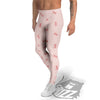 Ant Red Pink Print Pattern Men's Leggings-grizzshop