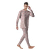 Ant Red Pink Print Pattern Men's Pajamas-grizzshop