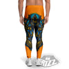 Anubis Engraving Ornament Print Men's Leggings-grizzshop