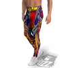 Anubis Exotic Egyptian Print Men's Leggings-grizzshop