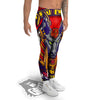 Anubis Exotic Egyptian Print Men's Leggings-grizzshop