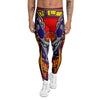 Anubis Exotic Egyptian Print Men's Leggings-grizzshop