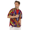 Anubis Exotic Egyptian Print Men's Short Sleeve Shirts-grizzshop