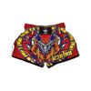 Anubis Exotic Egyptian Print Muay Thai Boxing Shorts-grizzshop