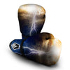 Apocalyptic Lightnings Print Boxing Gloves-grizzshop