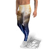 Apocalyptic Lightnings Print Men's Leggings-grizzshop