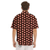 Apple Cute Print Pattern Men's Short Sleeve Shirts-grizzshop