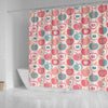 Apple Pattern Print Bathroom Shower Curtain-grizzshop